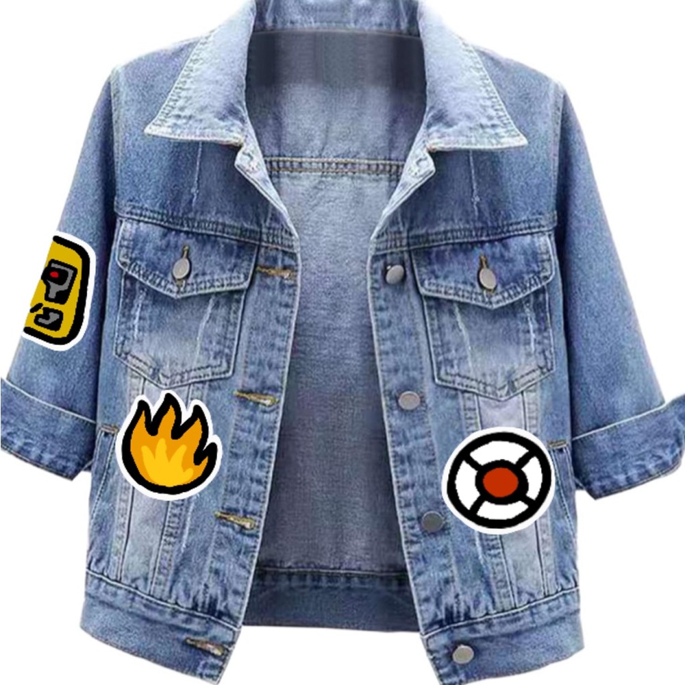 Women’s Denim Jean Jacket - Roblox Badges